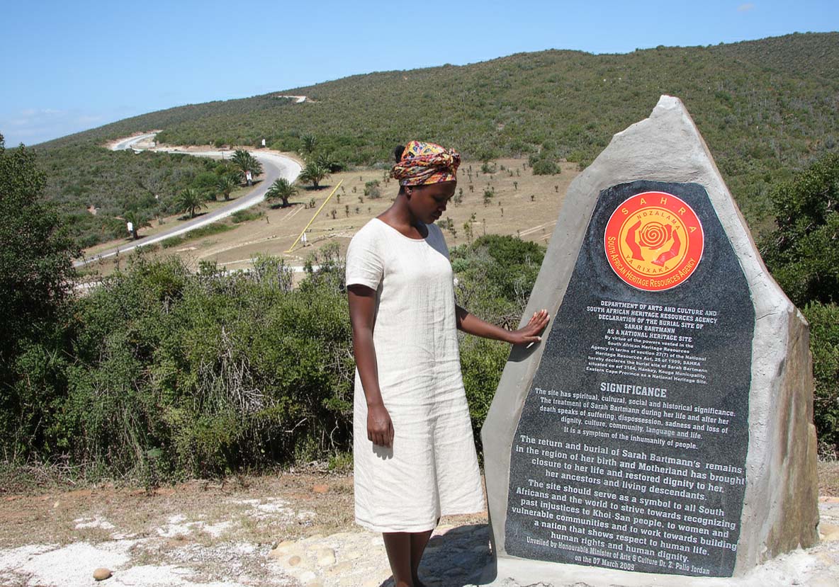 Sarah Baartman Memorial Site A photograph of the Sarah Baartman Memorial and grave site in Hankey, Eastern Cape, South Africa.