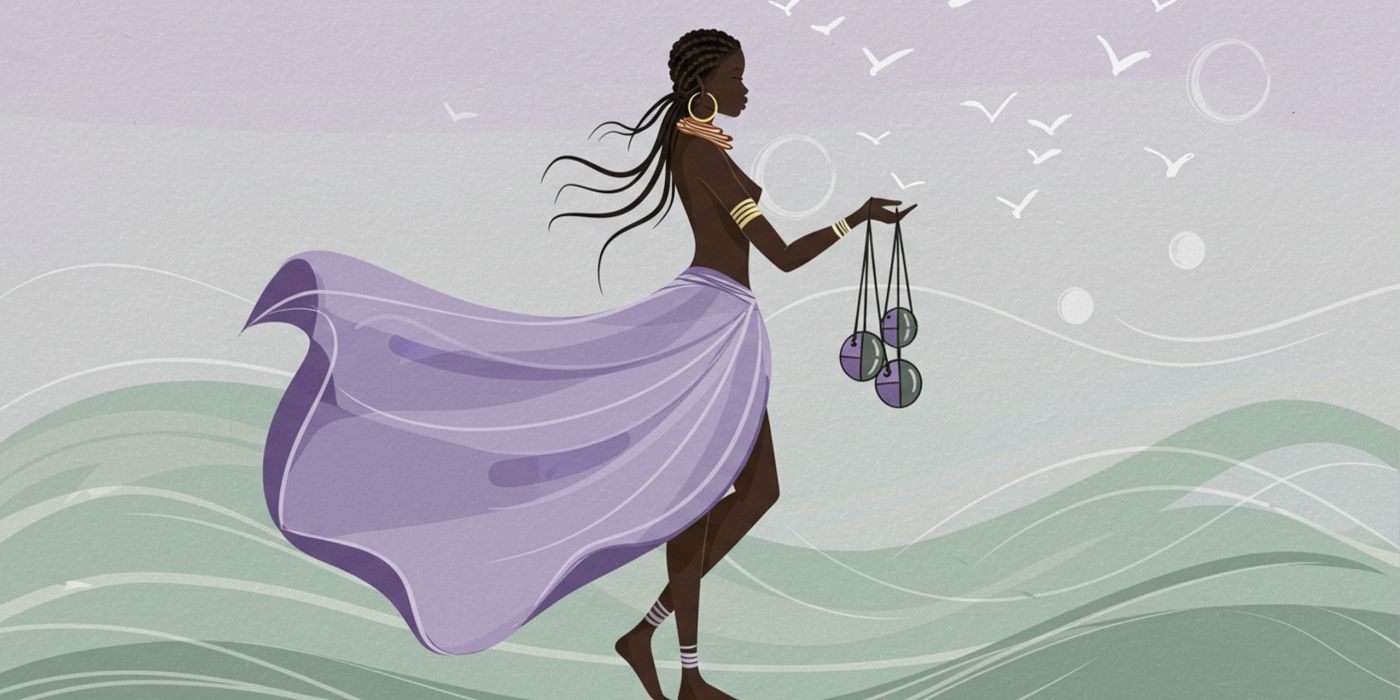 Ilustra&ccedil;&atilde;o abstrata de uma saia esvoa&ccedil;ante simbolizando o alongamento suave de l&aacute;bios