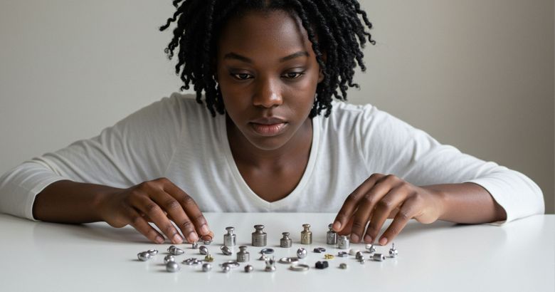 Uchaguzi wa uzito wa labia ikiwa ni pamoja na sinkers za uvuvi, uzito wa gramu, na uzito wa mapambo ya kusudi maalum kwenye maonyesho